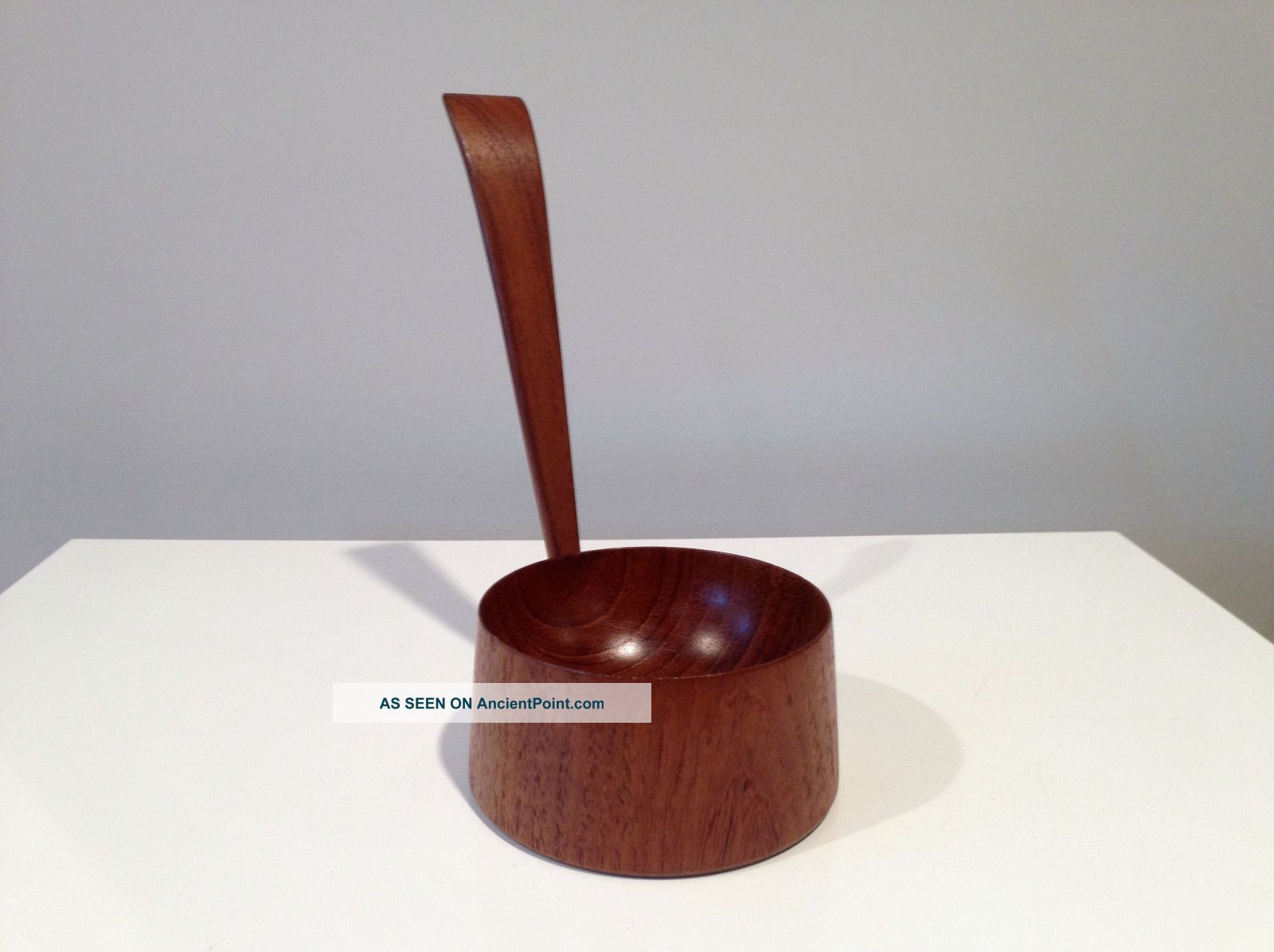 Ole Hansen For P.  Broste Denmark Danish Modern Teak Candle Cup Mid-Century Modernism photo