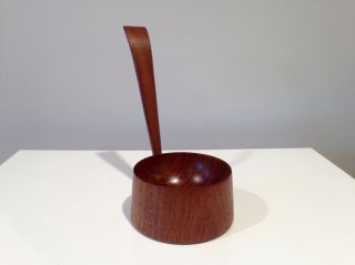 Ole Hansen For P.  Broste Denmark Danish Modern Teak Candle Cup photo