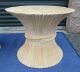Pair Mid Century Mcguire Style Wheat Sheaf Side / End Tables Condition 1900-1950 photo 1