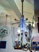 Antique Mid Century Chandelier At Fontana Arte Ceiling Lamp Pietro Chiesa Mid-Century Modernism photo 1