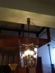 Antique Mid Century Chandelier At Fontana Arte Ceiling Lamp Pietro Chiesa Mid-Century Modernism photo 2