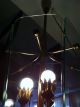Antique Mid Century Chandelier At Fontana Arte Ceiling Lamp Pietro Chiesa Mid-Century Modernism photo 4