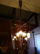 Antique Mid Century Chandelier At Fontana Arte Ceiling Lamp Pietro Chiesa Mid-Century Modernism photo 8