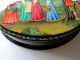 Russian Paper Mache Hand Painted Box Signed With Mother Of Pearl Inlay. Russian photo 2
