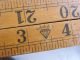 Antique - Collection Of 12 Folding Rules - Wood/brass - Various Makers - Rabone - C1910 Other photo 2