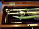 Antique Brass Enema Medical Instrument,  With Box,  C 1870. Other photo 1
