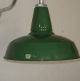 Vintage Wheeler Industrial Gooseneck Arm Barn Light Lamp Porcelain Green Shade Chandeliers, Fixtures, Sconces photo 5