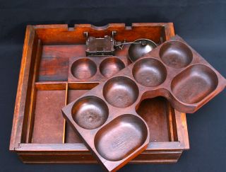 Antique 1800 ' S Primitive Tucker Dorsey Wood Cash Register Drawer photo
