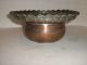 Antique Middle East Persian Hand Carved Decorative Brass Copper Handmade Bowl Middle East photo 1