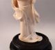 Antique Faux Ivory Geisha Figure Japan Japanese Figurine 19th Century Signed Netsuke photo 5