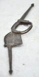 1800s Antique Fine Hand Forged Engraved Iron Betel Nut Cutter India photo 3