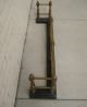 Maitland Smith Hand Crafted Marble Stone & Antique Brass Fireplace Fender Nr Hearth Ware photo 9