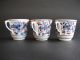 18th C Antique Rauenstein Thuringen German Cup & Saucer Set Of 3 - Very Rare Cups & Saucers photo 5