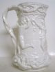 Antique Mintons 18th - Century - Style Staffordshire Salt - Glazed High - Relief Pitcher Pitchers photo 2