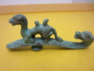 The Ancient Chinese Bronze Statue.  Delicate Animal Camel photo