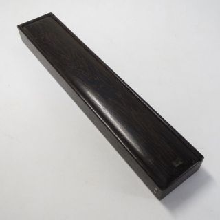 A713: Japanese Wooden Slender Case Made From Popualr Tagayasan. photo