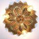 ((fancy))  Polychrome Ceiling Lamp Light Glass Shade Fixture Hall Chandeliers, Fixtures, Sconces photo 2