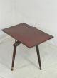 Mid Century Modern Cocktail Coffee Serving Table Lazy Susan Side Game Table Mid-Century Modernism photo 10