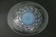 Large French Art Deco Opalescent Elongated Oval Glass Bowl 14.  5 