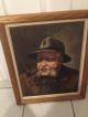 Antique Oil On Canvas Unsigned Framed Portrait The Americas photo 2