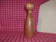 Spalted Cherry Kitchen Garlic Spice Herb Grinder Crusher Wooden Mortar Pestle Primitives photo 3