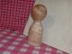 Heavy Tiger Maple Kitchen Garlic Spice Herb Grinder Crusher Wooden Mortar Pestle Primitives photo 1
