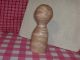 Heavy Tiger Maple Kitchen Garlic Spice Herb Grinder Crusher Wooden Mortar Pestle Primitives photo 2