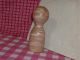 Heavy Tiger Maple Kitchen Garlic Spice Herb Grinder Crusher Wooden Mortar Pestle Primitives photo 3