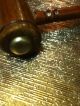Antique Wooden Gavel With Metal Tips Primitives photo 5