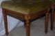 Pair Midcentury Boudoir Tufted Resting Benches Post-1950 photo 5