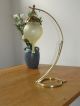 Signed Was Benson Arts & Crafts Nouveau Table Lamp And Vaseline Shade Arts & Crafts Movement photo 3
