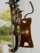 Signed Was Benson Arts & Crafts Nouveau Wall Light Lamp And Vaseline Shade Arts & Crafts Movement photo 2
