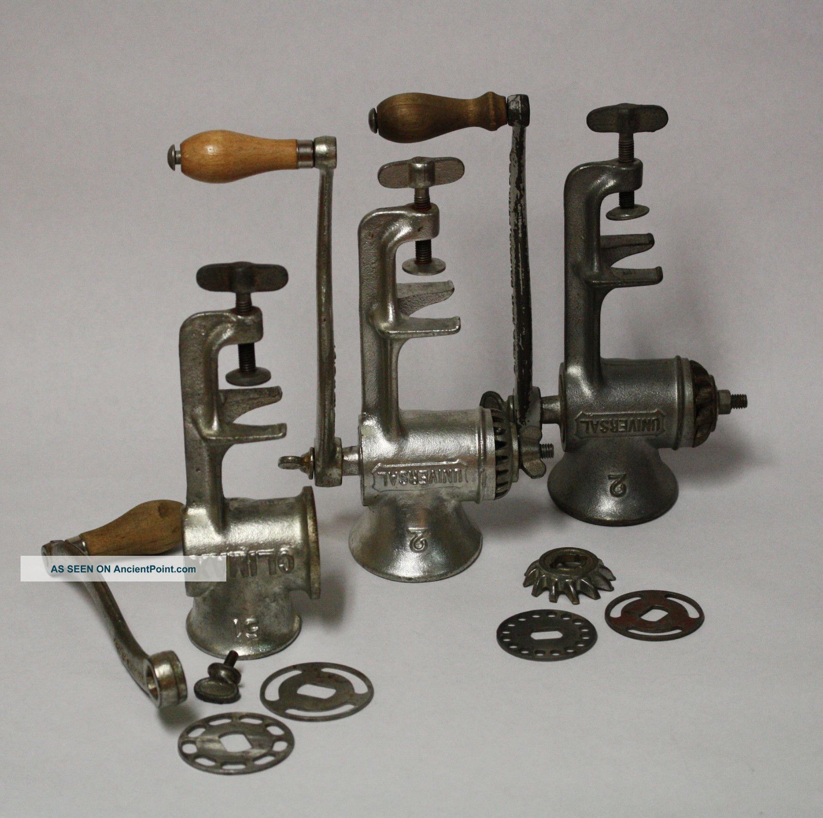 Vintage Climax 51 And Universal Meat Grinders 2 And Accessories Meat Grinders photo