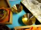 Japanese Antique 24k Gold Plated Sake Cups Sakazuki Guinomi 7 Set Other photo 6