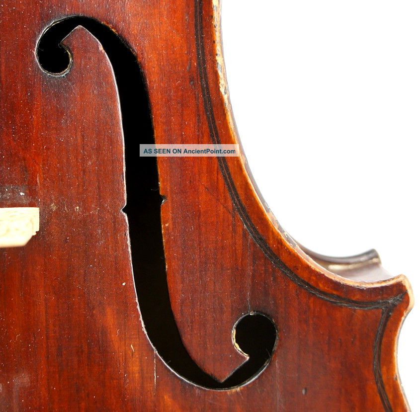 Very Interesting Antique American Violin By Ulbrich - Tatter - C.  1910,  Excellent String photo