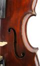 Very Interesting Antique American Violin By Ulbrich - Tatter - C.  1910,  Excellent String photo 5