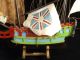 Antique Wooden And Canvas Schooner Sailing Ship Sailboat - 100 Year Old Model Model Ships photo 3