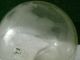 (1062) Rare 9.  95 Inch Clear Frosted Interior Glass Float Ball Buoy Bouy Fishing Nets & Floats photo 3