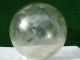 (1062) Rare 9.  95 Inch Clear Frosted Interior Glass Float Ball Buoy Bouy Fishing Nets & Floats photo 5