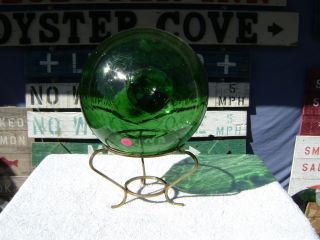 6 Inch - 9 Inch Brass Glass Float Ball Buoy Holder No Ball photo