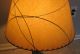 Mid Century Modern/danish Green/brown Pottery Lamp W/cone Shape Fiberglass Shade Mid-Century Modernism photo 7