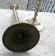 An Extra - Tall 19th Century Jacobean Style Candlesticks With Barley Twist Metalware photo 10