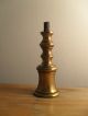 An Extra - Tall 19th Century Jacobean Style Candlesticks With Barley Twist Metalware photo 5