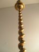 An Extra - Tall 19th Century Jacobean Style Candlesticks With Barley Twist Metalware photo 7