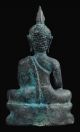Da - Ma - Lay Rare Antique Singha Bronze Buddha Statues High 5 Cm & Statues photo 1
