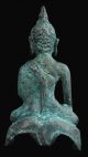 Da - Ma - Lay Rare Antique Sukhothai Bronze Buddha Statues High 5 Cm & Statues photo 1