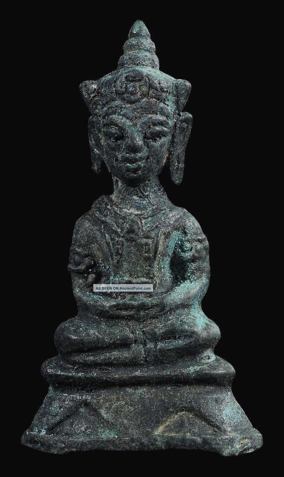 Da - Ma - Lay Rare Antique Burma Bronze Buddha Statues High 5 Cm & Statues photo