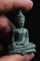 Da - Ma - Lay Rare Antique Sukhothai Bronze Buddha Statues High 5 Cm & Statues photo 2