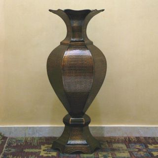 88cm Large Antique Ottoman/turkish Islamic 99 Names Of God/allah Bronze Vase photo