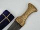 A 19th C Jambiya With Gold Damascened Work With Fine Wootz Steel Middle East photo 2